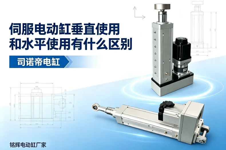 伺服电动缸垂直使用和水平使用有什么区别?一文讲清