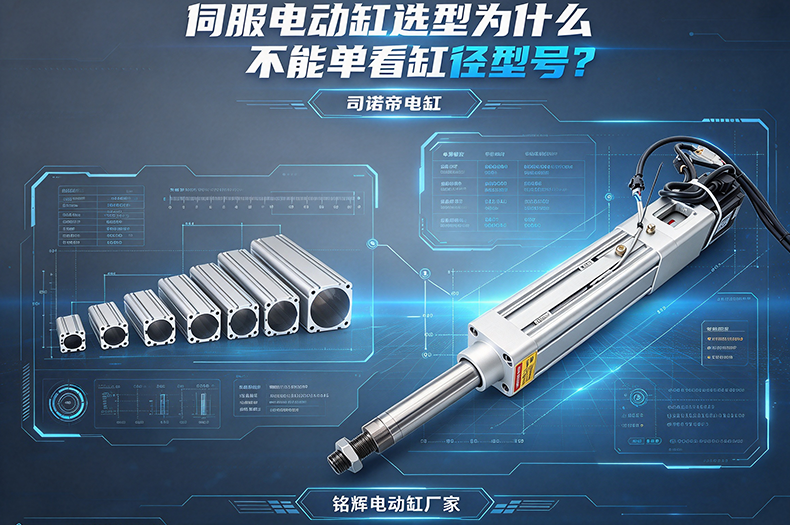 伺服电动缸选型为什么不能单看缸径型号?缸径型号容易产生这些误